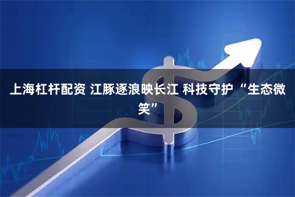 上海杠杆配资 江豚逐浪映长江 科技守护 “生态微笑”