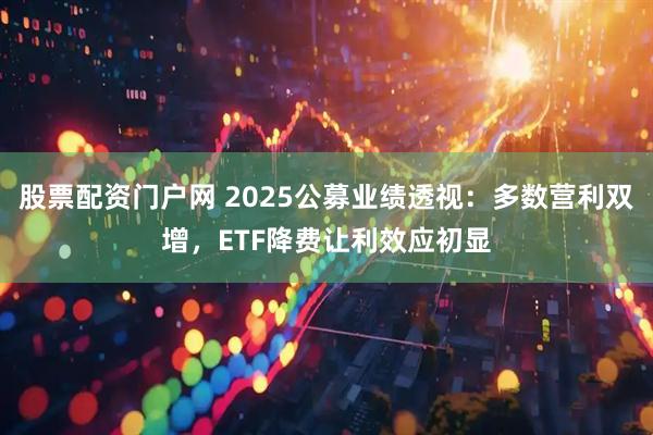 股票配资门户网 2025公募业绩透视：多数营利双增，ETF降费让利效应初显